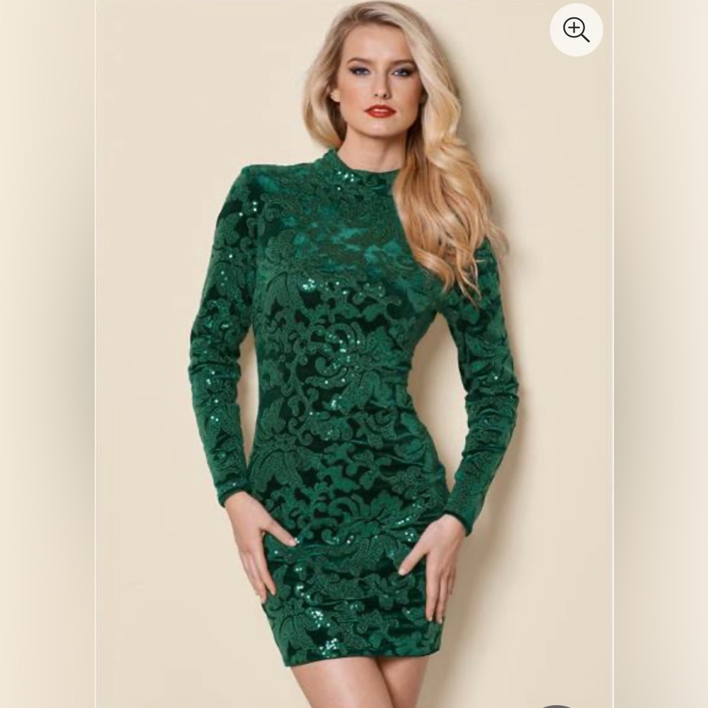 VENUS Green Sequin Party Dress Never Worn